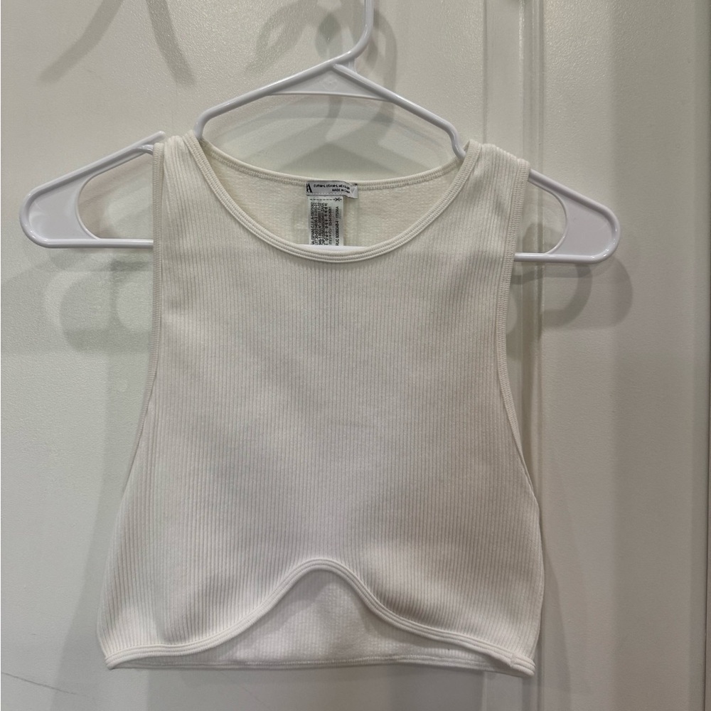 Zara White Tank Top